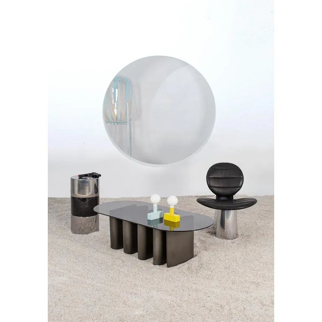 Pilota Grey Faux Fur White Aluminium Lounge Chair by Pulpo For Sale - Image 9 of 11