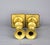 Pair of 19th Century English Brass Push Up Candlestick Holders For Sale - Image 4 of 5