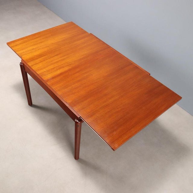 Vintage Extendable Table in Teak, 1960s For Sale - Image 11 of 13