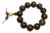 Natural Scale Dots Pattern Wood Beads Hand Rosary Praying Bracelet For Sale