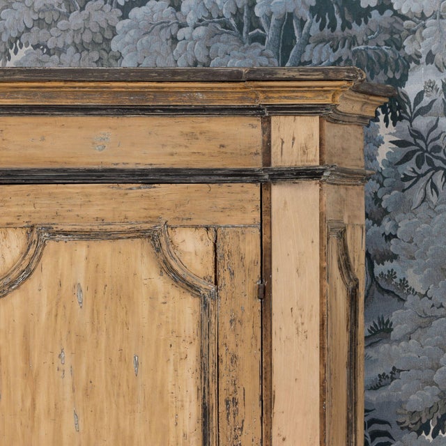 18th Century 18th C. Italian Birch & Maple Wood Cabinet in the Baroque Style For Sale - Image 5 of 12