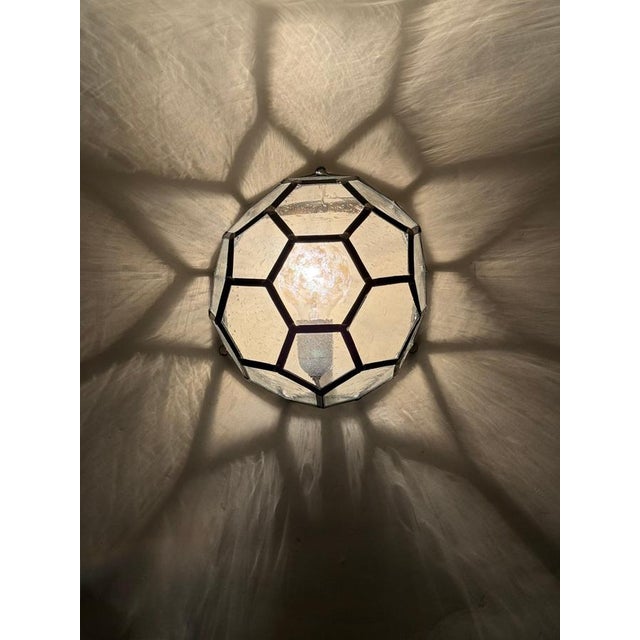 Honeycomb Wall Lamps in the style of Adolf Loos, 1950s, Set of 2 For Sale - Image 11 of 14