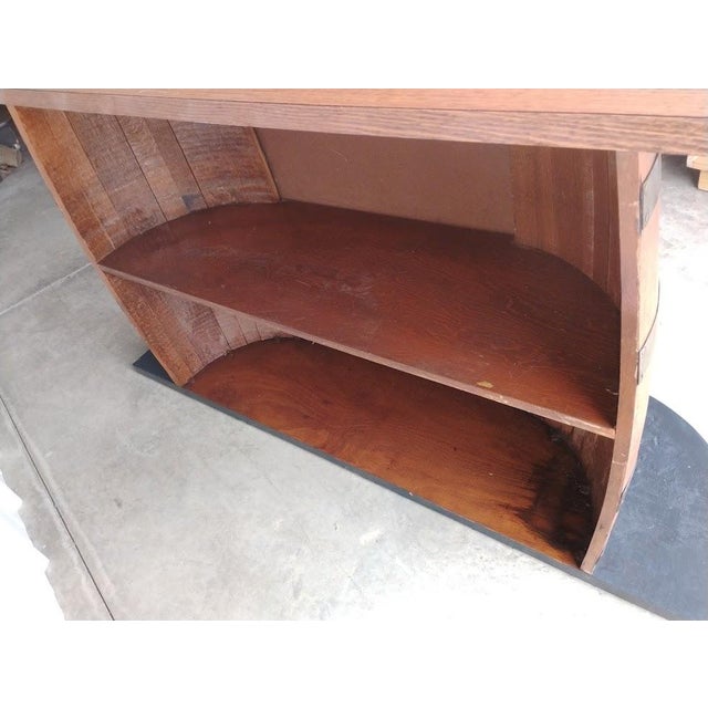 Plastic 1960s Midcentury Vinyl and Whiskey Barrel Bar For Sale - Image 7 of 11