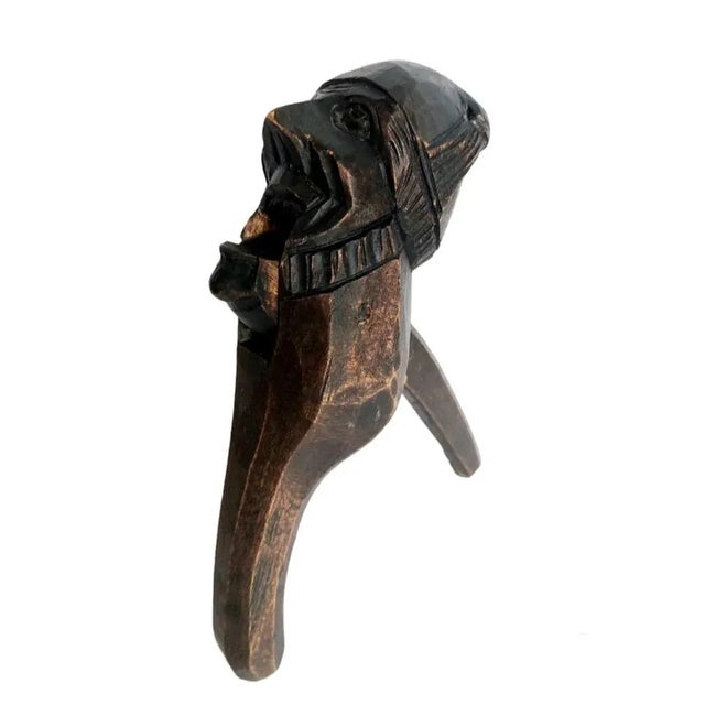 black forest nutcracker, linden wood,complete and in working status