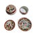 This charming 4-piece vintage Japanese porcelain se features beautifully detailed, hand-painted Geisha Girl and scenic...