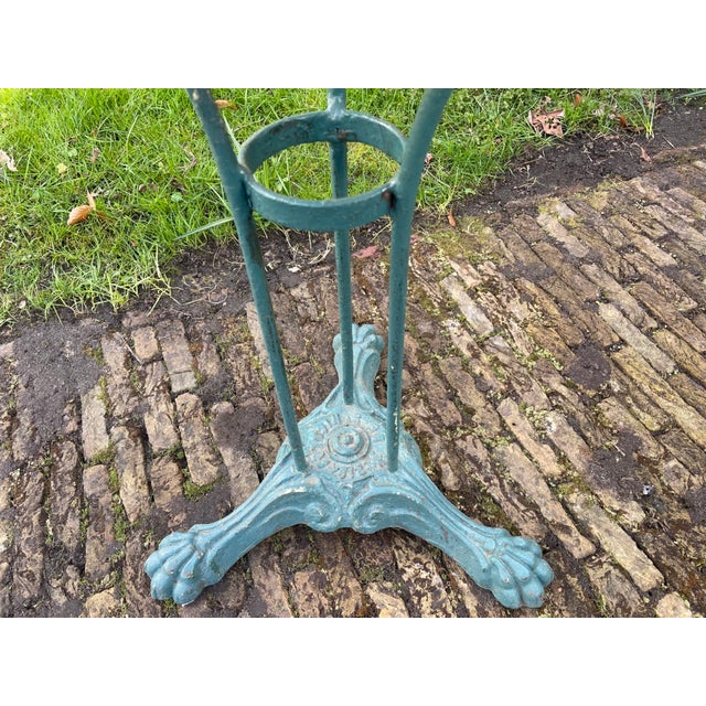Antique French Bistro Garden Table, 1890s For Sale - Image 6 of 13