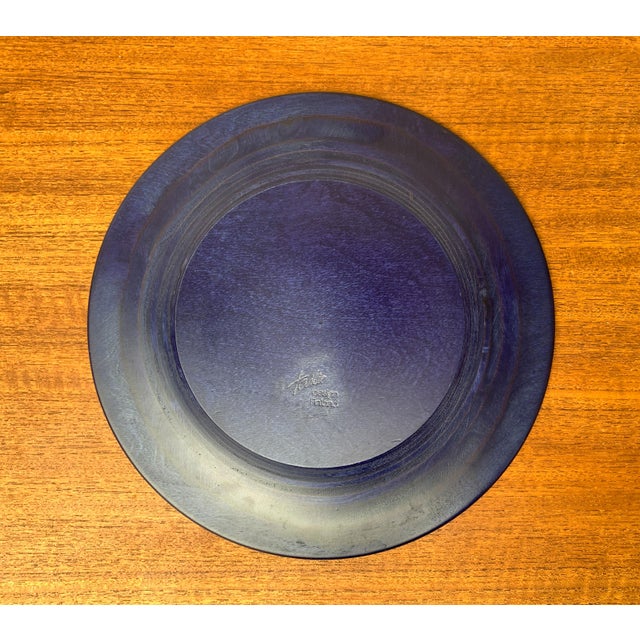 Vintage Finish Birch Deco Plate from Tailio Design, Finland, 1970s For Sale - Image 11 of 14