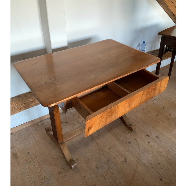 Biedermeier Sewing Table For Sale - Image 4 of 4