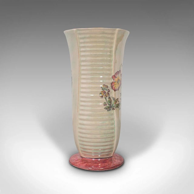 Mid-20th Century English Ceramic Lustre Flower Vase For Sale - Image 6 of 13