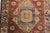 1960s Muted Terracotta & Navy Medallion Turkish Rug For Sale - Image 10 of 10