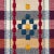 Full width remnant measures 53.5" wide x 21" long - slightly larger than 1/2 yard. Handwoven of hand-dyed cotton and jute...