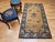 Early 20th Century Vintage Chinese Art Deco Rug, Hand-Knotted Wool, Tan & Blue, 1900s, 4' x 7' For Sale - Image 5 of 14