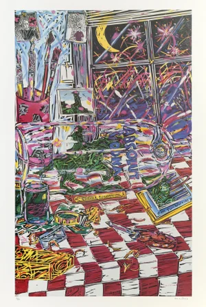 Absolut Statehood: Delaware, Tom Watkins Lithograph