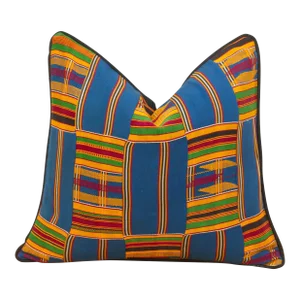 Addae Vintage African Kente Pillow Cover