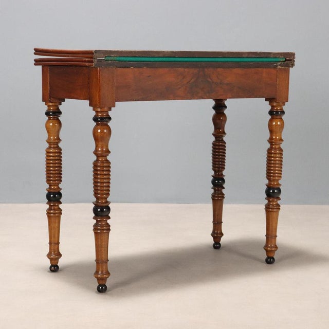 Brown Mahogany Game Table, England, 19th Century For Sale - Image 8 of 9