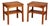 Stickley Mission Collection Pair Of Cherry Tile Top End Tables For Sale