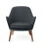 Dwell Lounge chair Petrol by Warm Nordic Dimensions: D69 x W66 x H 73 cm Material: Textile upholstery, Solid smoked or...