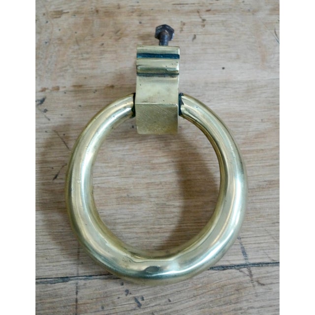 Antique Brass Ring Door Knocker. Made from Brass, in the form of a ring. C1920 Door knockers have been in use for...