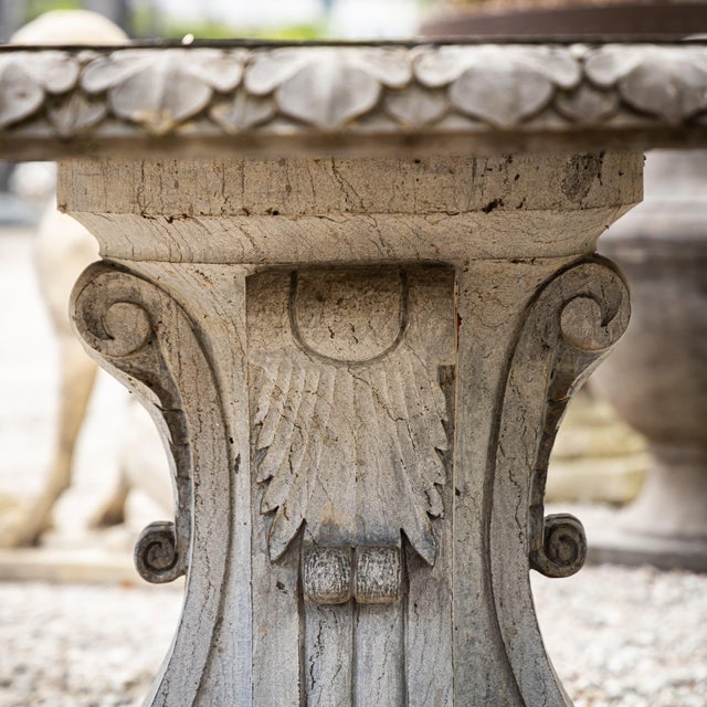 Garden Table in Natural Stone For Sale - Image 6 of 8