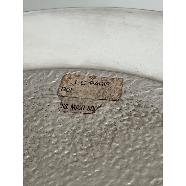 1970 Neoclassical Style Brass Floor Lamp With Removable Reflector For Sale - Image 11 of 12