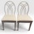 Late 20th Century Universal Furniture White Dining Chairs Arched Open Work Geometric Rounded Back Set of Six For Sale - Image 13 of 18