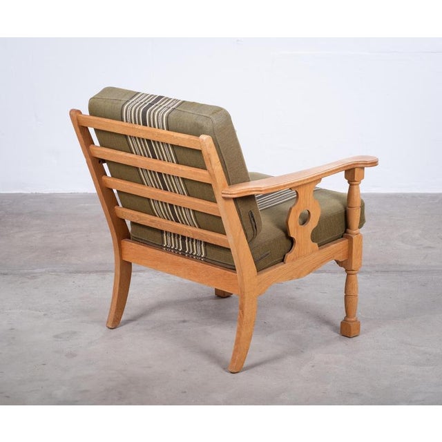 Vintage Oak Chair by Henning Kjærnulf, Denmark, 1960s For Sale - Image 9 of 11