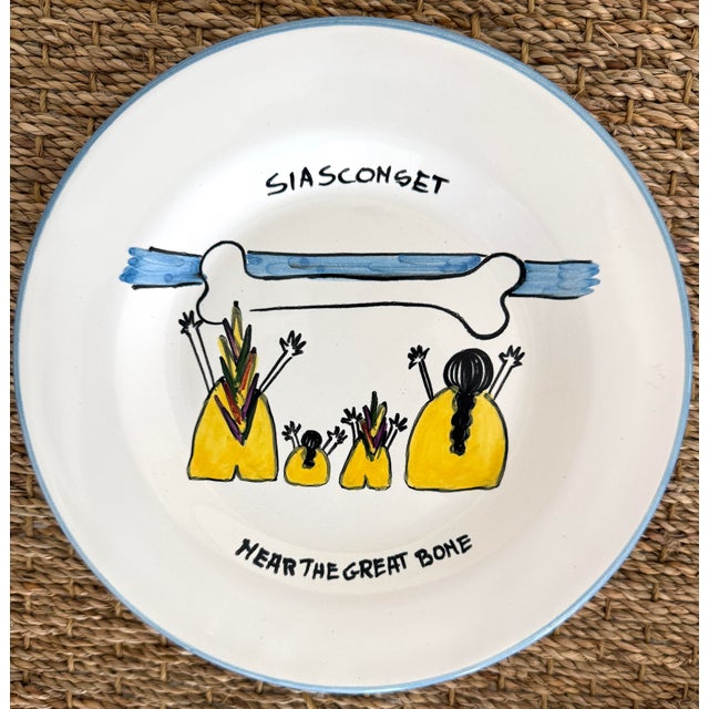 Set/8 Nantucket Plates Made in Italy For Sale - Image 10 of 12