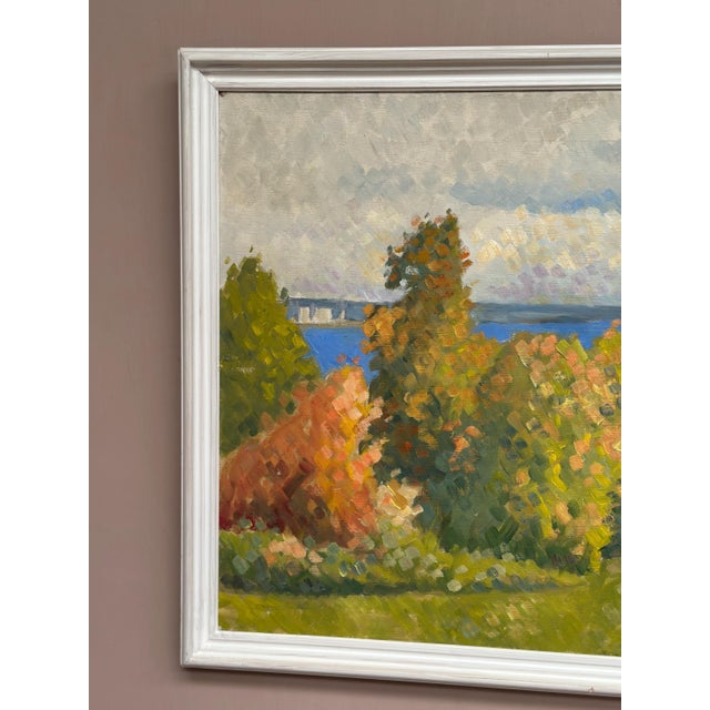 H. Lindmark, By the Sea, 1983, Oil on Canvas, Framed For Sale - Image 13 of 18