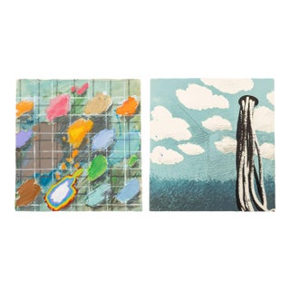 Elfi Schuselka Abstract Double-Sided Mixed Media For Sale