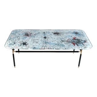 Italian Coffee Table by Dubé for Fontana Arte, 1950s For Sale