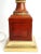 Lamp Pair Mahogany Brass & Shades For Sale - Image 11 of 12