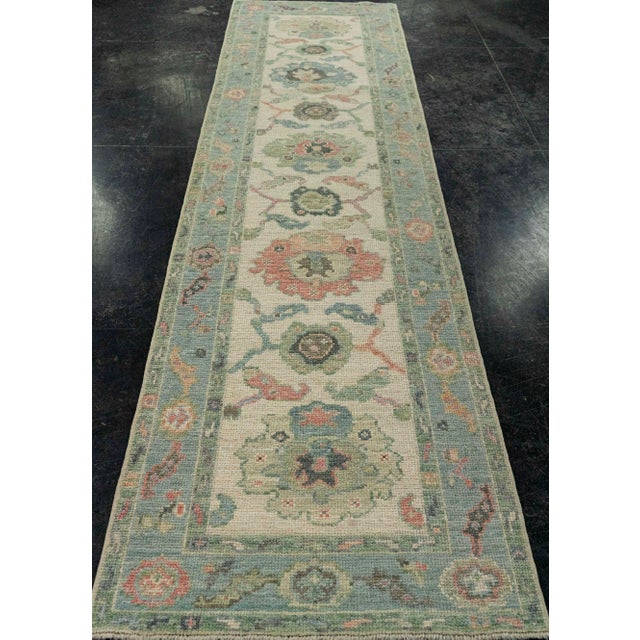 Turkish Oushak Rug 2'7" x 10'3" #20200 Explore a curated collection of hallway runners, wool rugs, and handmade...