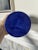 Baroque Embossed Cobalt Blue & Gold Ceramic Decorative Pitcher For Sale - Image 9 of 10