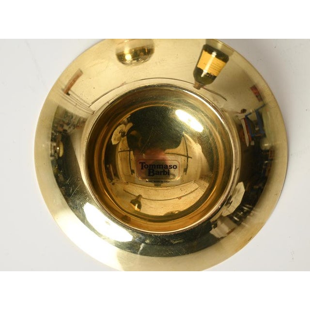 Egg Stackable Ashtray / Catchall in Brass and Chrome by Tommaso Barbi, Italy, 1970s For Sale - Image 11 of 14