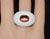 Vintage Bvlgari Chandra Pink Tourmaline & White Porcelain Ring in 18k Yellow Gold – Size 7.5 For Sale - Image 4 of 18