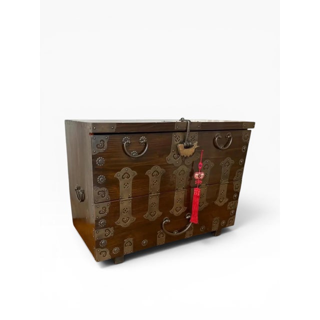 Antique Korean Bandaji Chest | Early 20th Century Heirloom For Sale - Image 4 of 13