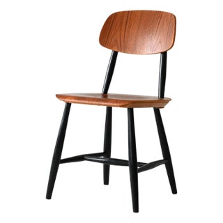 Vintage Scandinavian Chair with Black Frame, 1960s For Sale