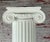 Neoclassical Ionic-Style Fluted White Carved Wood Architectural Columns, a Pair For Sale - Image 11 of 15