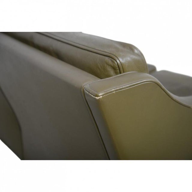 2422 2-Seater Sofa in Green Leather by Børge Mogensen, 1980s For Sale - Image 14 of 18