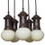 Late 20th Century American Five-Arm Chandelier For Sale - Image 12 of 13