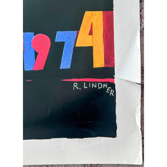 Original Richard Lindner 'Spoleto 1974' Large Poster 45" X 34" For Sale In Denver - Image 6 of 12