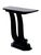 Art Deco Console in Black High-Gloss Lacquer with Chrome, 1930s For Sale - Image 9 of 9