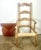 Brown Set of Eight French Country Ladder Back Dining W/ Rush Seats For Sale - Image 8 of 12