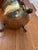 Late 20th Century Late 20th Century Claw Footed Brass Cauldron Planter With Lion Heads For Sale - Image 5 of 6