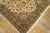 1940s Traditional Ivory Field Floral Vintage Tabriz Silk Highlights Carpet Rug For Sale - Image 4 of 4
