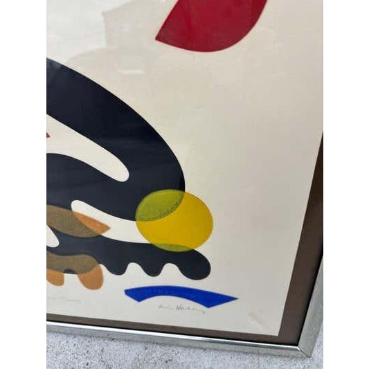 Blue Mid 20th Century Eric Newton "Other Planets" 40/50 For Sale - Image 8 of 8
