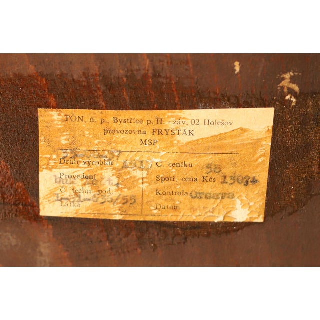 Chair by Oswald Haerdtl for Ton, 1960s, in Restored conditions. Designed 1960 to 1969 This piece has an attribution mark,...