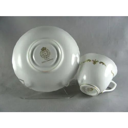 Royal Worcester Gold Chantilly Service for 4 Dinnerware - 20 Piece Set For Sale - Image 9 of 10