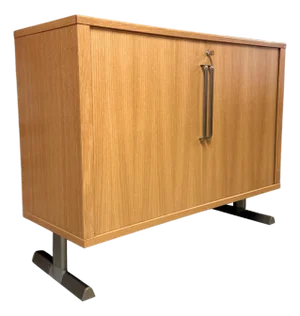 Mid 20th Century Danish Tambour Sideboard by System B8