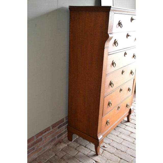 Wood Antique Oak Empire Chiffonier For Sale - Image 7 of 10